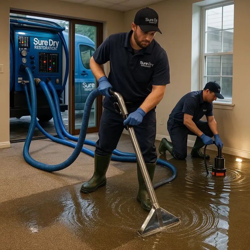Water Extraction and Removal process in Livingston, TN